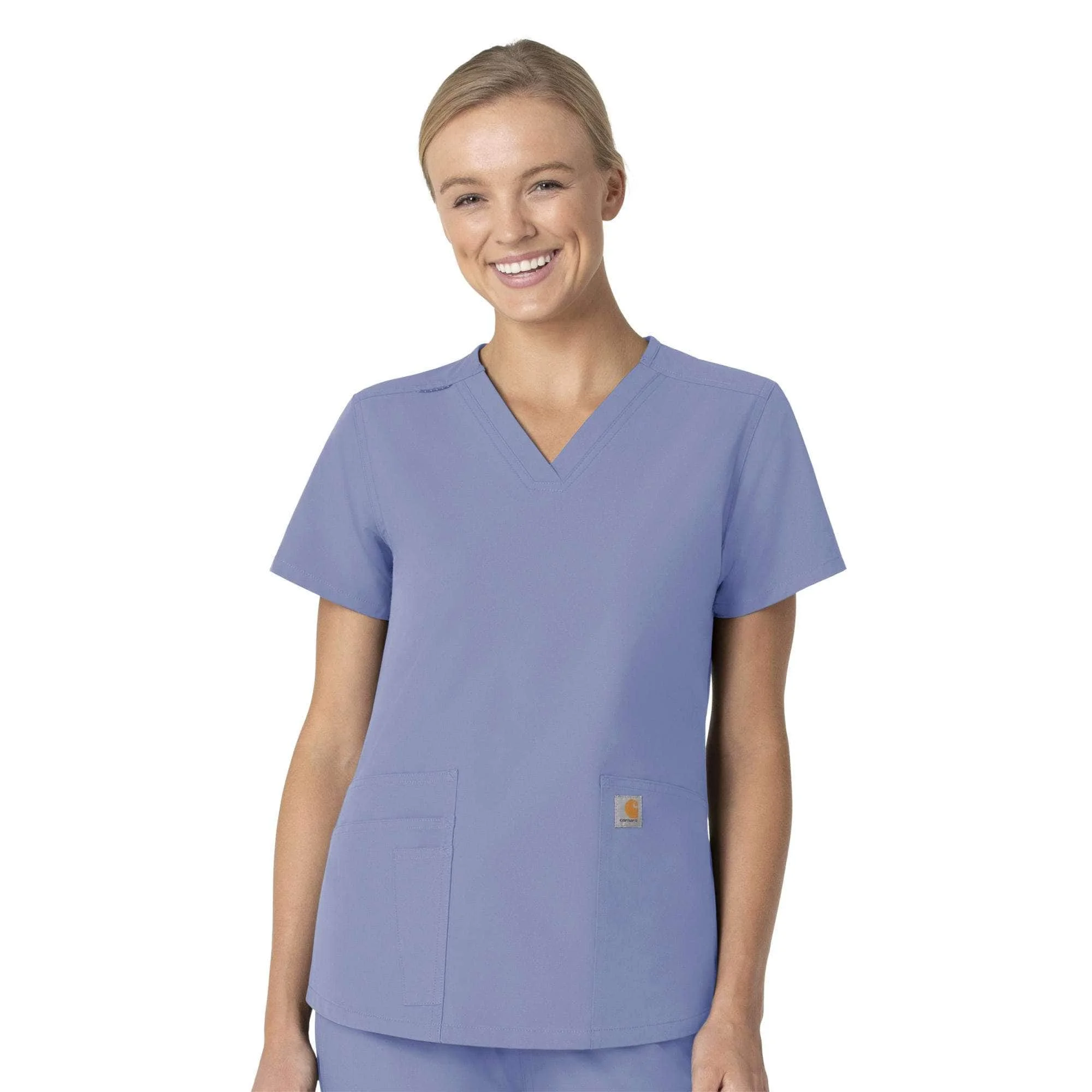 Women's Force Essentials V-Neck Scrub Top - 1