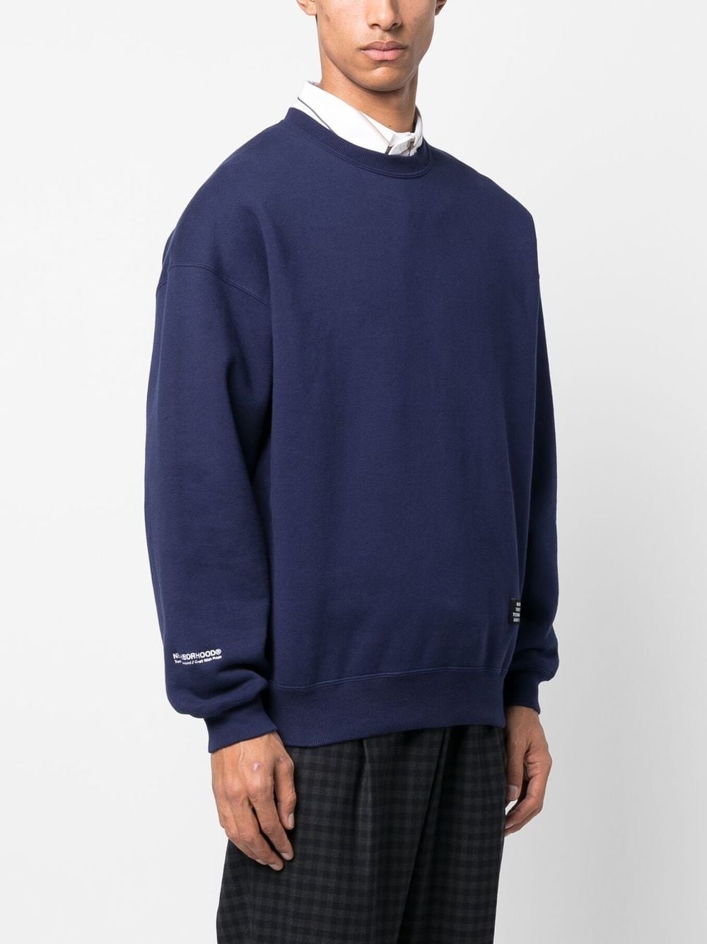 logo-patch detail sweatshirt - 3
