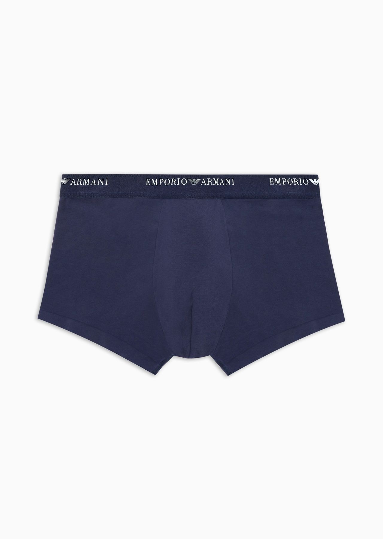 Soft modal boxer briefs with logo waist - 1