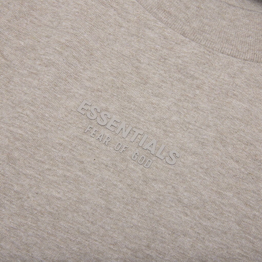 ESSENTIALS L/S TEE - CORE HEATHER - 3
