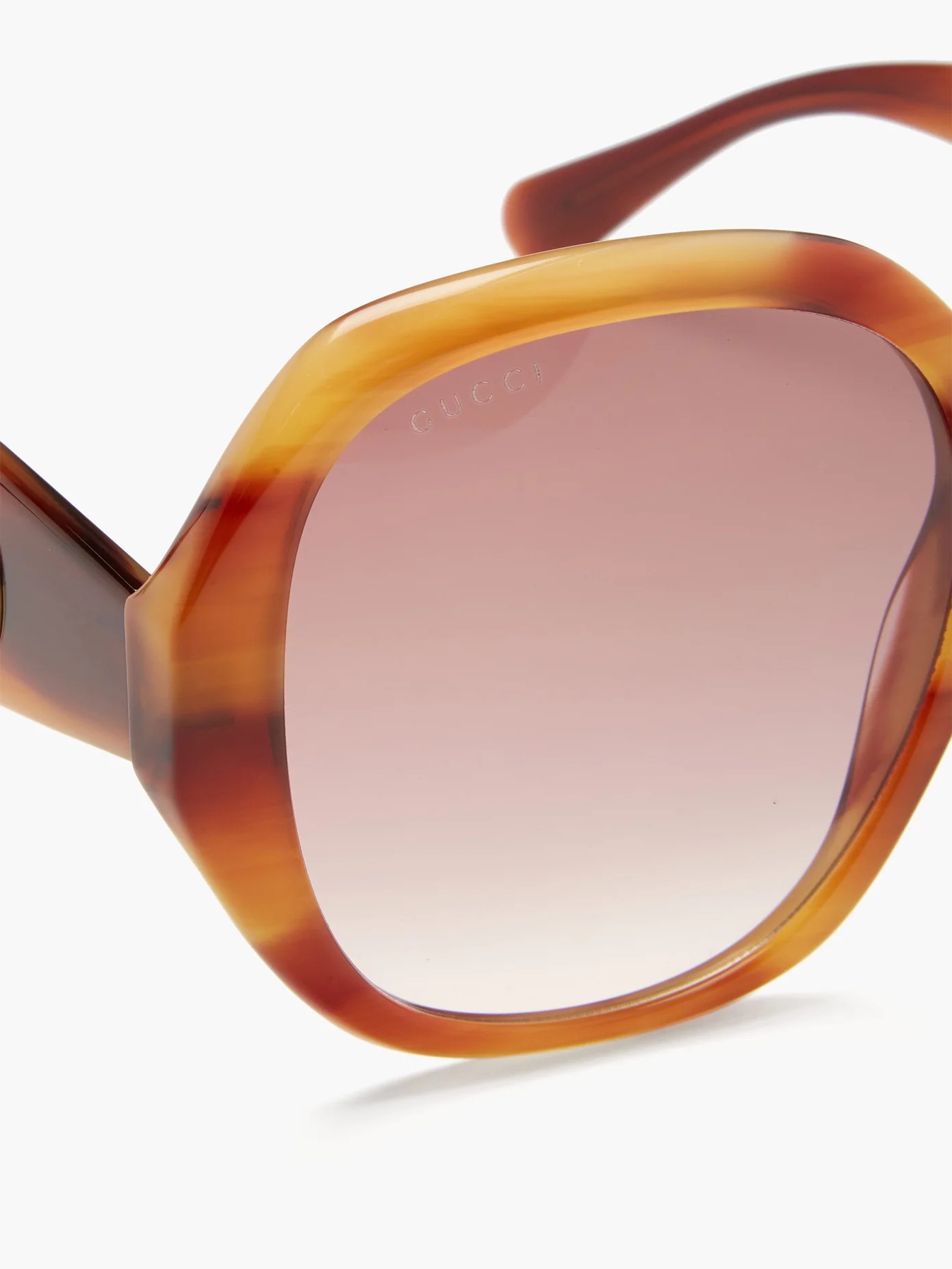 Round tortoiseshell-acetate sunglasses - 3