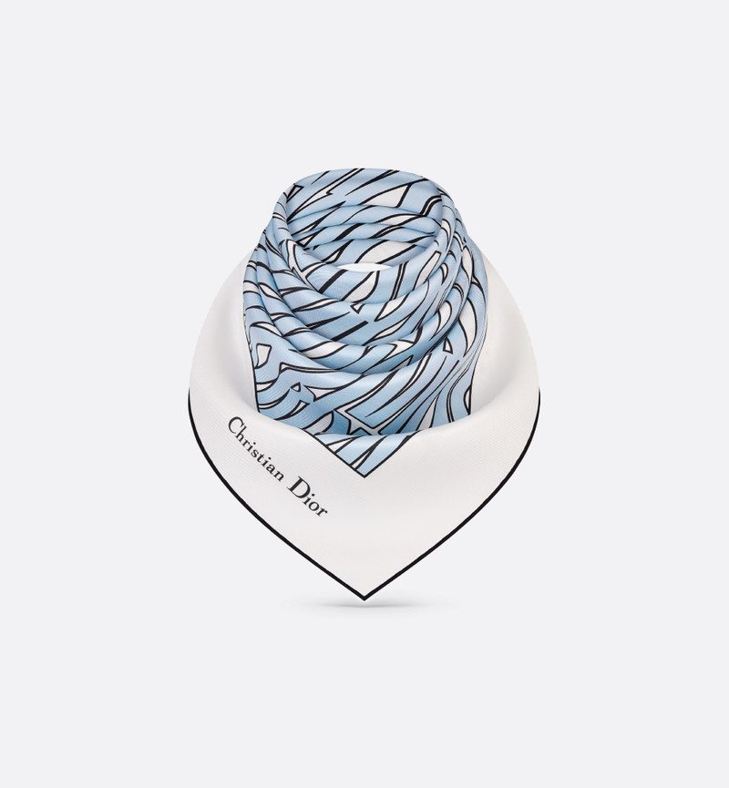 Miss Dior Allover 90 Square Scarf 4