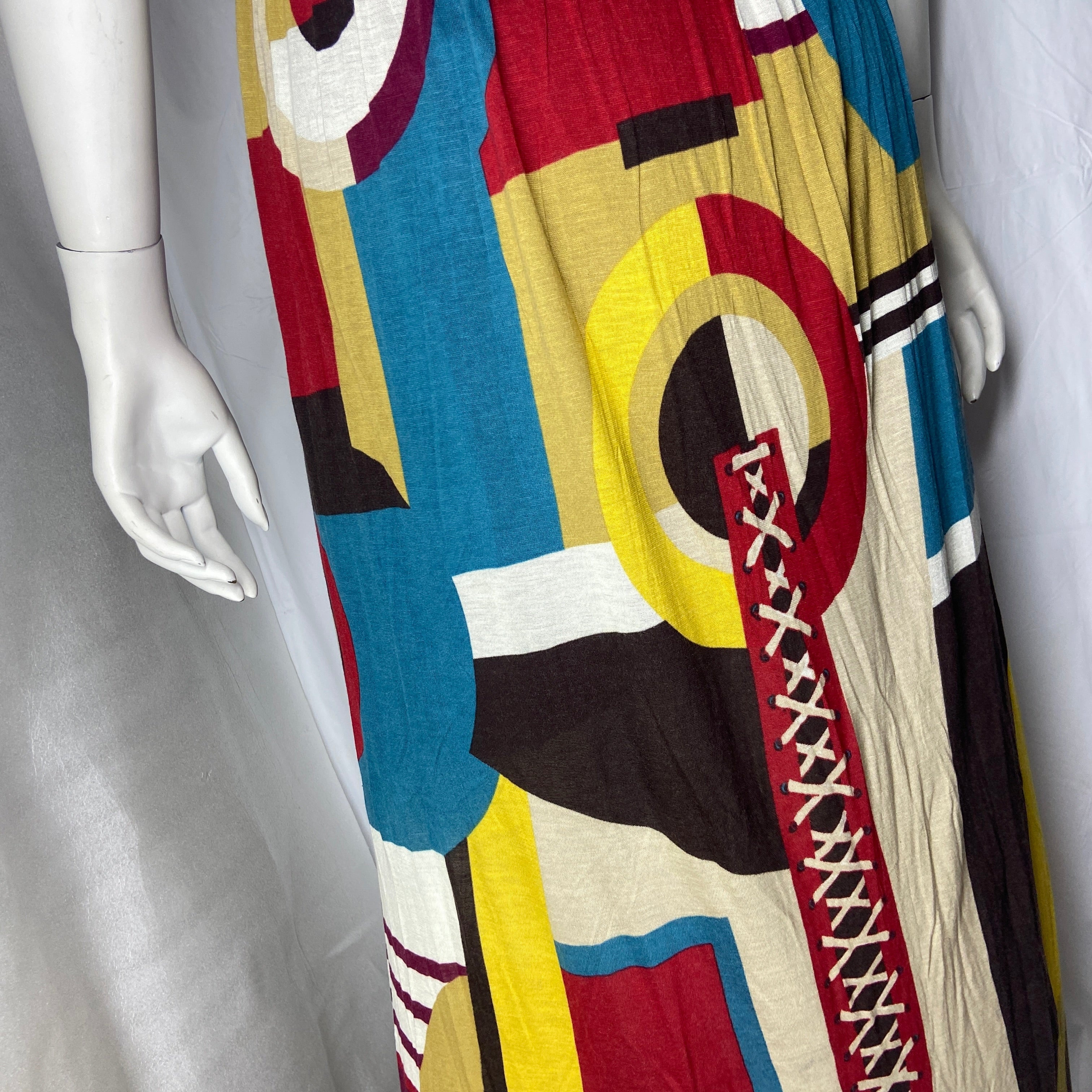 Jean paul gaultier Richard Lindner trompe l’oeil layering mesh dress M - 7