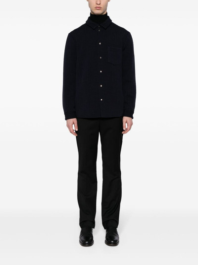 GIORGIO ARMANI quilted press-stud shirt outlook