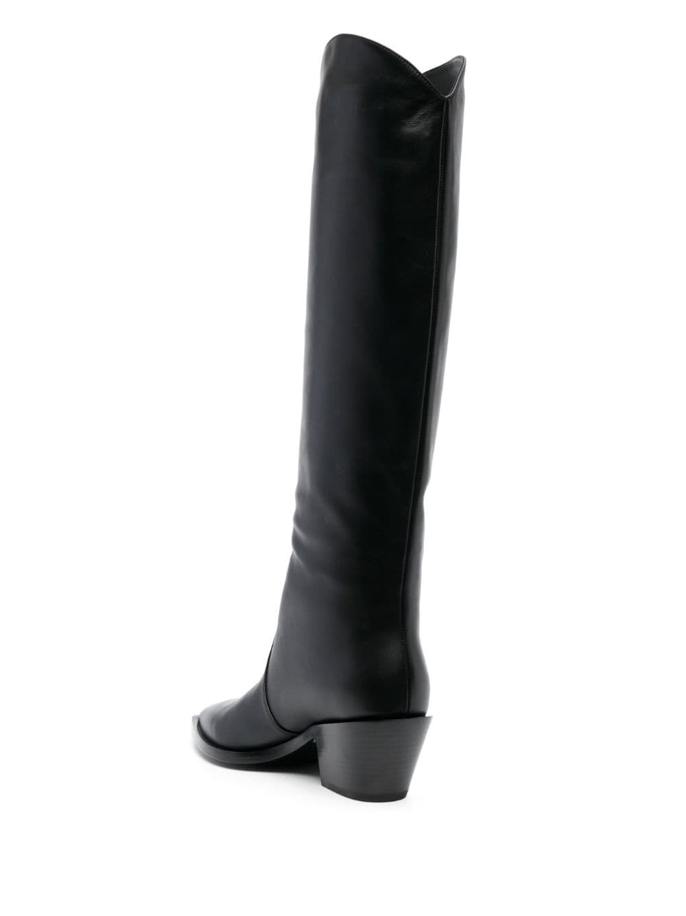 leather knee boots - 3