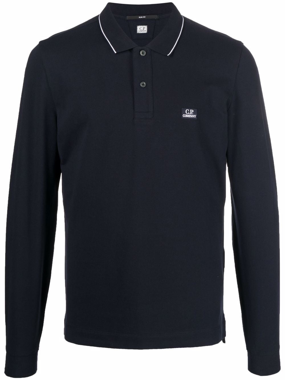 long-sleeve polo shirt - 1