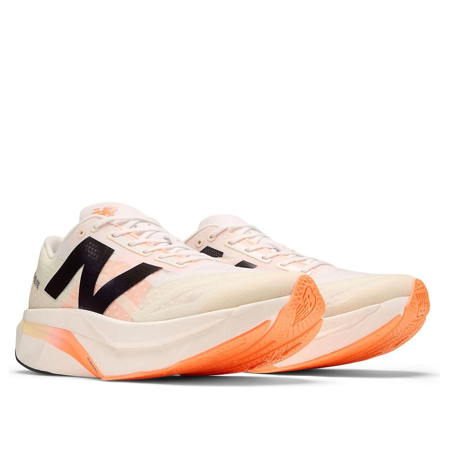 New Balance FuelCell SuperComp Elite v4 'White Angora Hot Mango' MRCELCW4 - 3