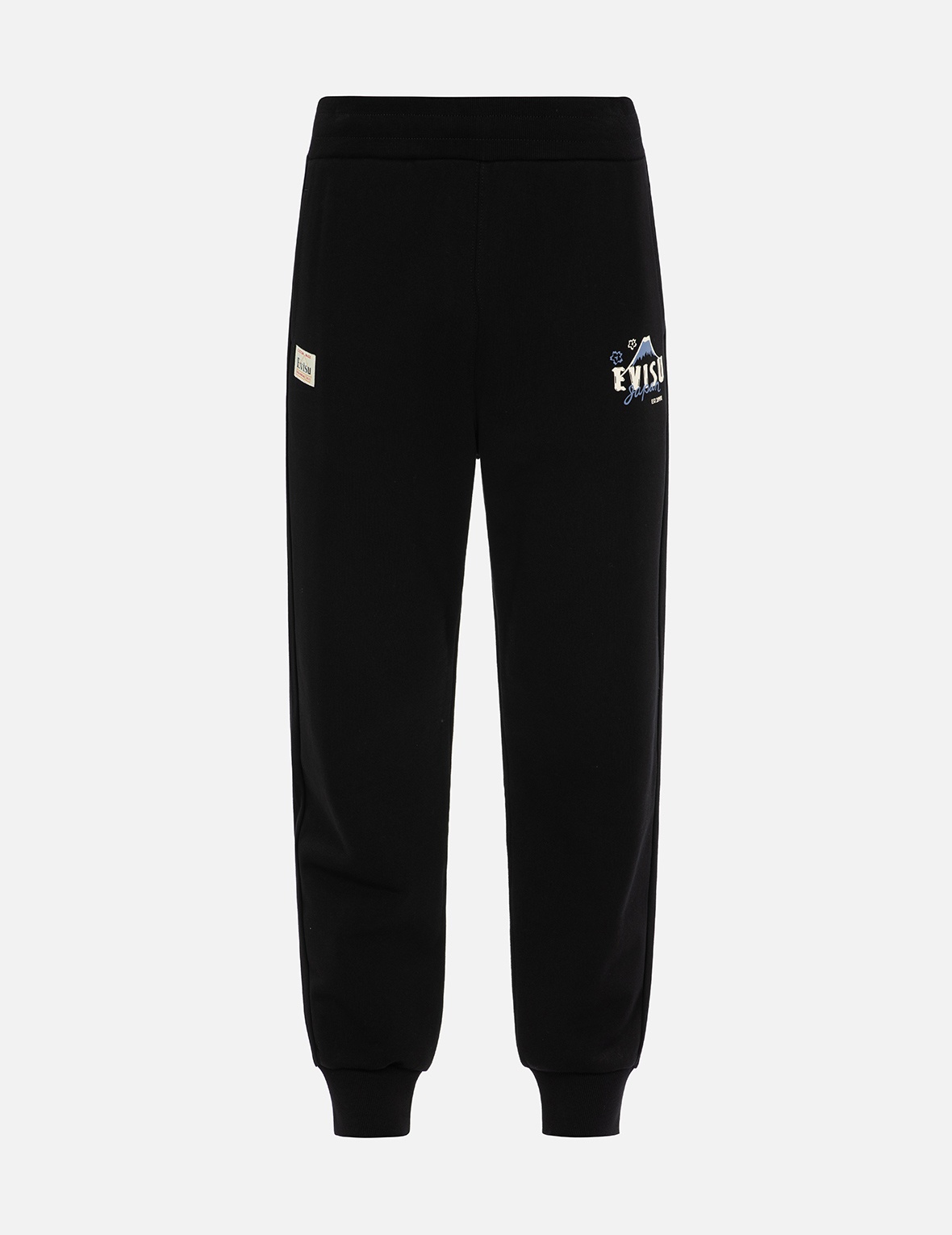 KUMADORI DARUMA DAICOCK PRINT REGULAR FIT SWEATPANTS - 1