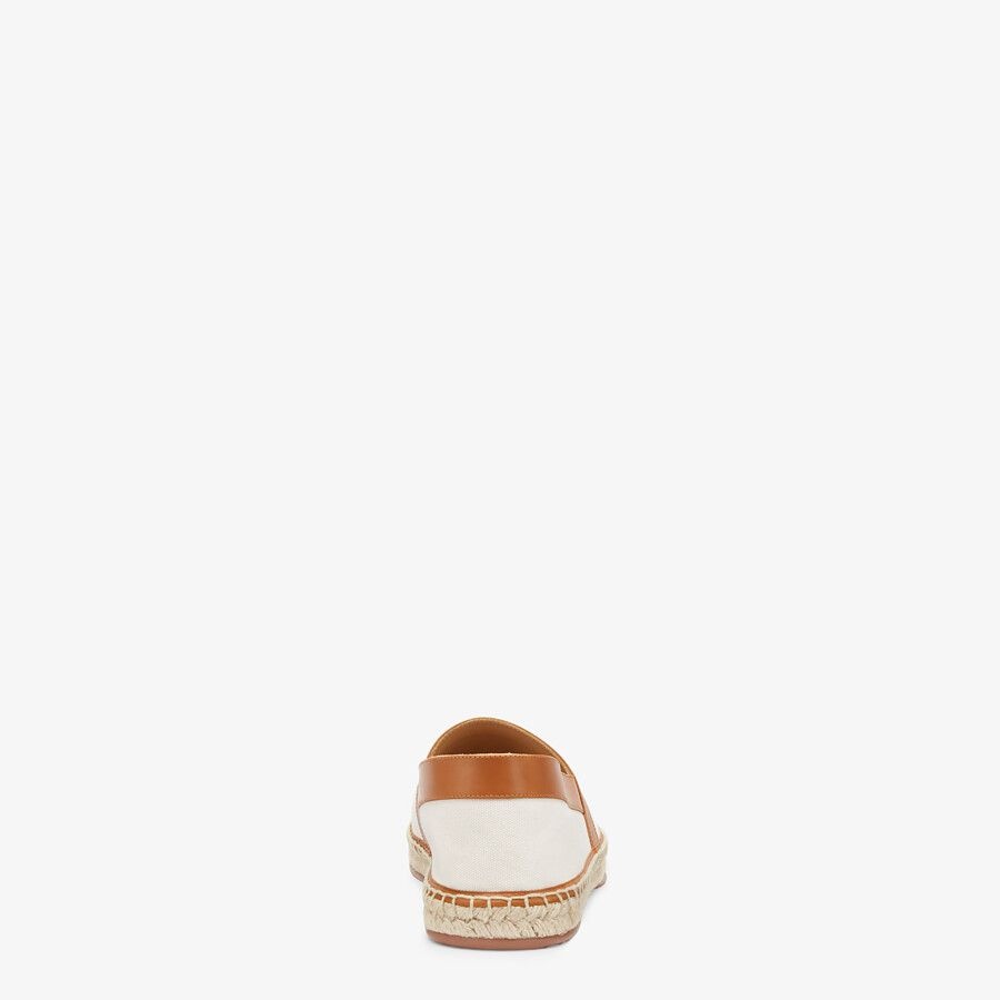 Undyed canvas espadrilles - 3