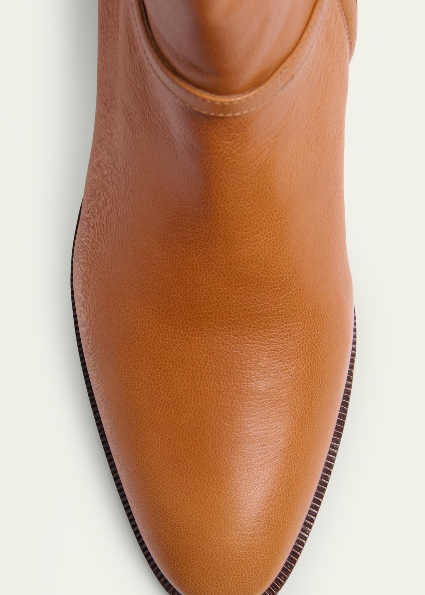 Men's Leather Side-Buckle Booties - 4