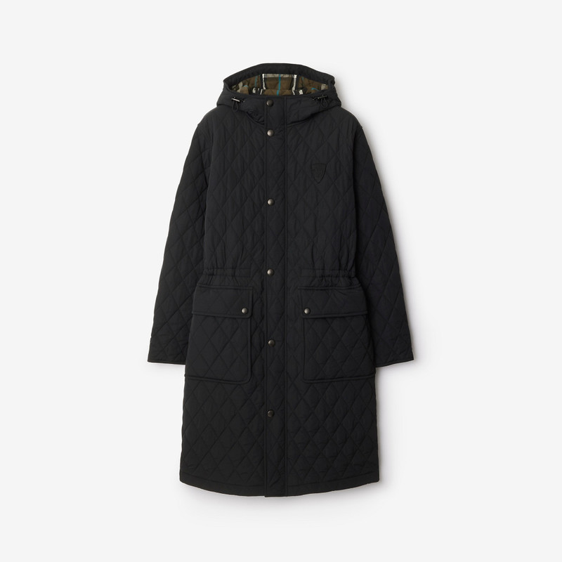 Quilted Nylon Parka - 1