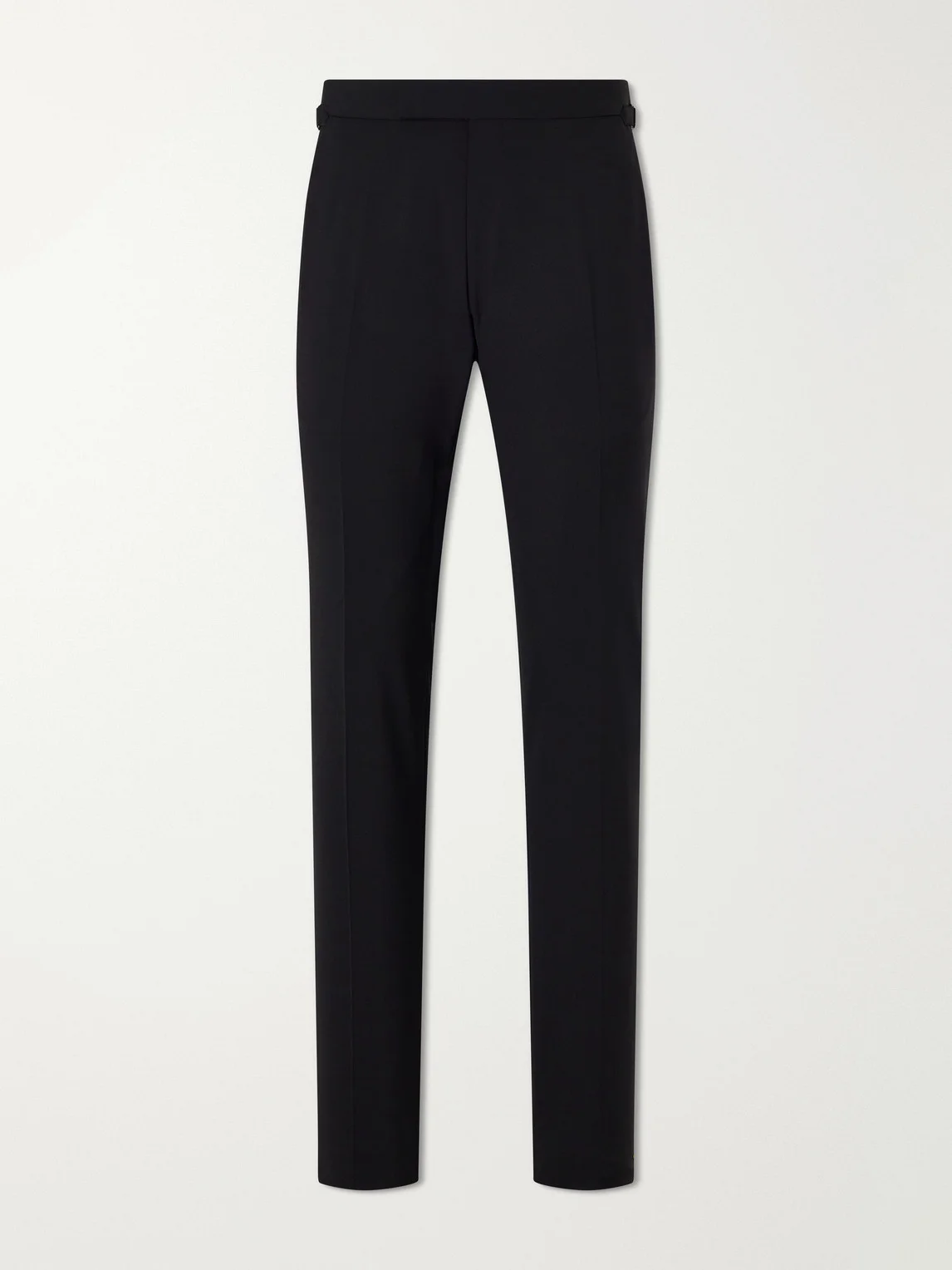 Shelton Straight-Leg Stretch-Wool Trousers - 1