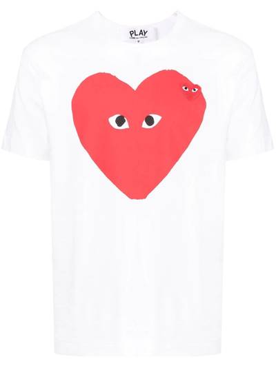 Comme des Garçons PLAY heart logo T-shirt outlook