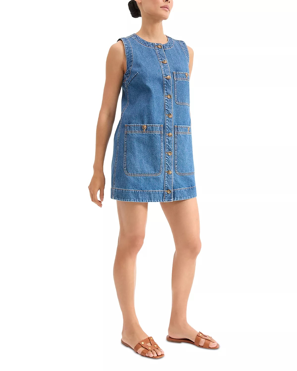 Oakley Denim Shift Dress - 4