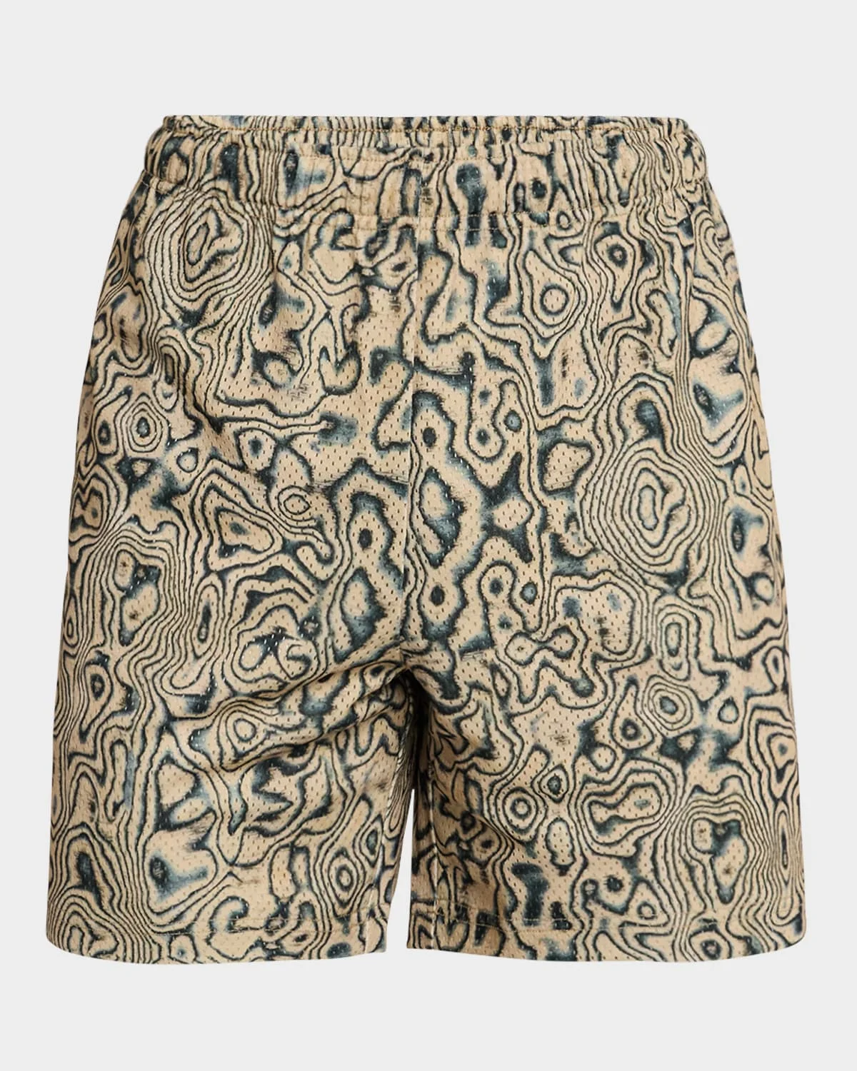 Men's Printed Mesh Practice Shorts - 1