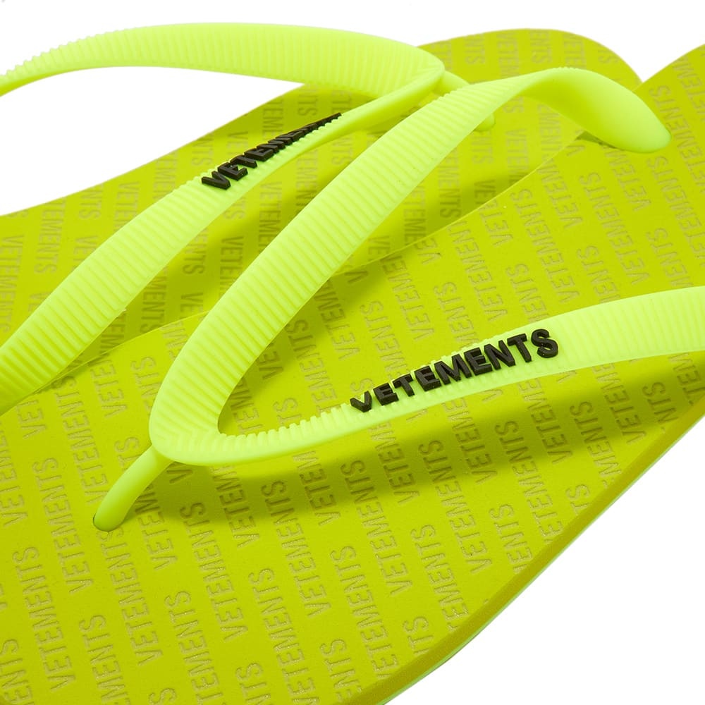 Vetements Logo Flip Flop - 4