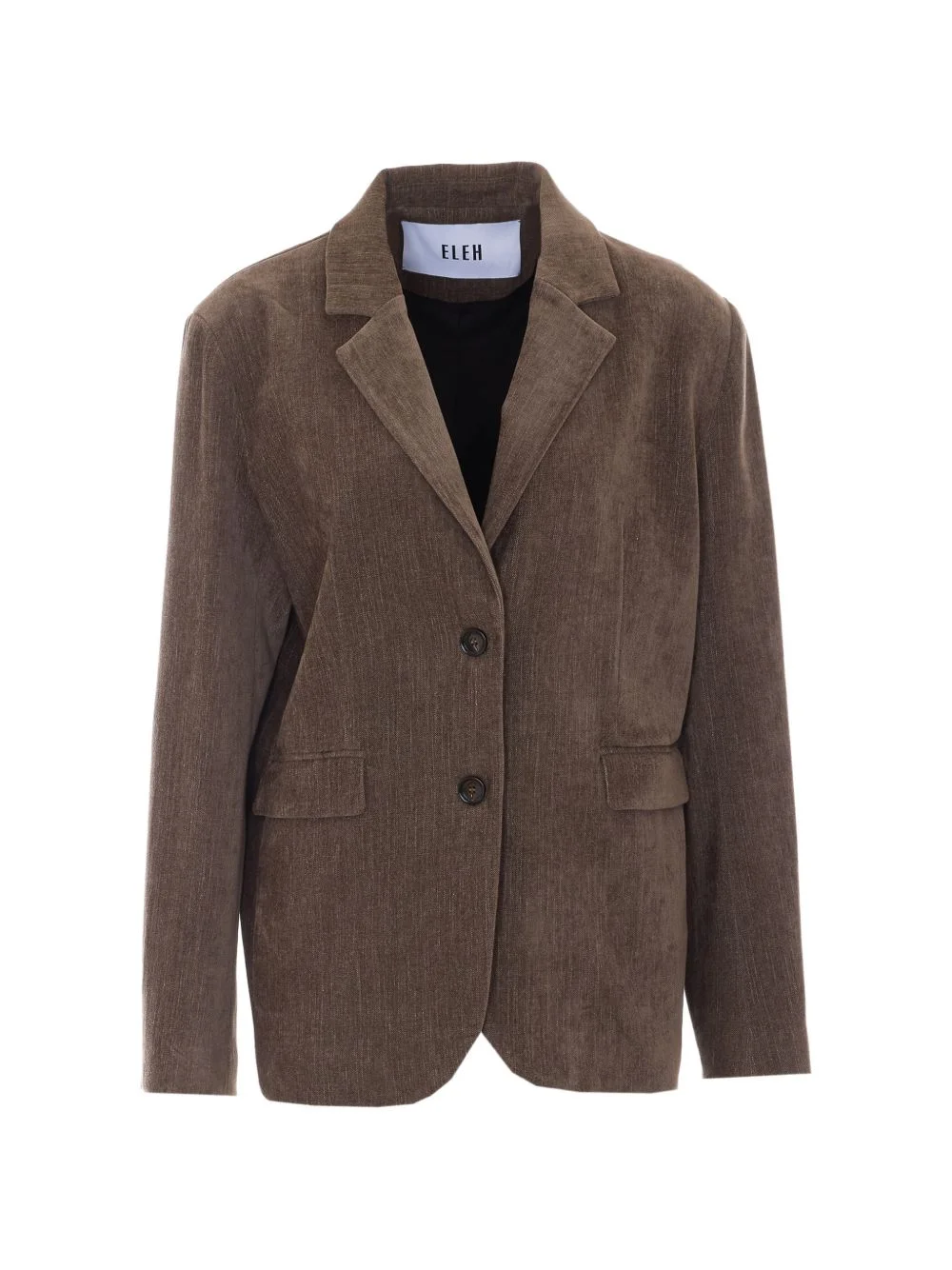 single-breasted corduroy blazer - 1
