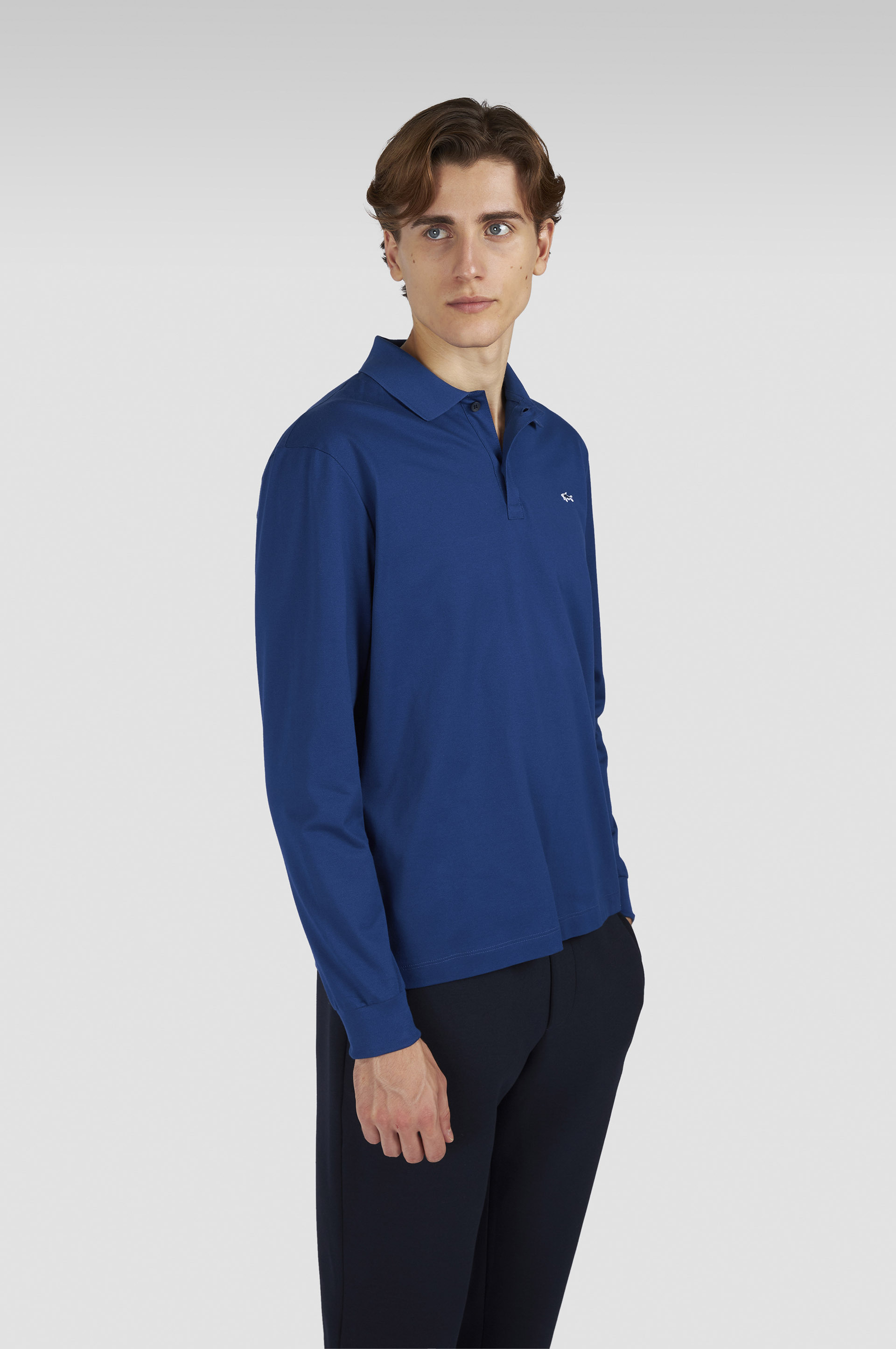 DOUBLE PIQUÉ COTTON POLO - 6