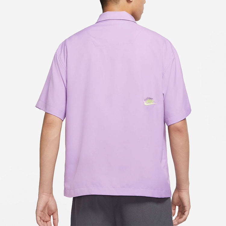 Nike limited Athleisure Casual Sports Short Sleeve Breathable Shirt Purple DM7925-589 - 4