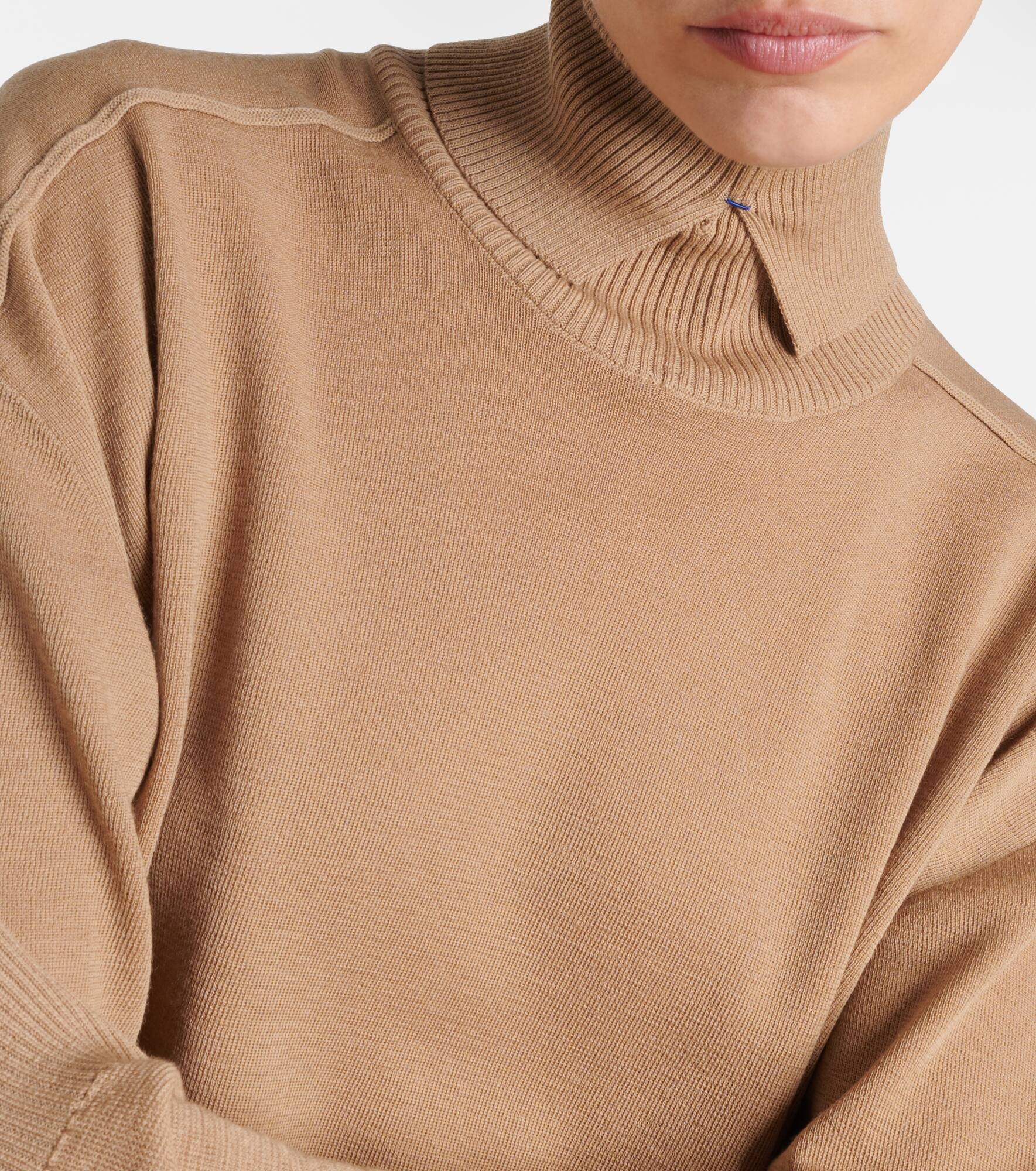Turtleneck wool top - 4