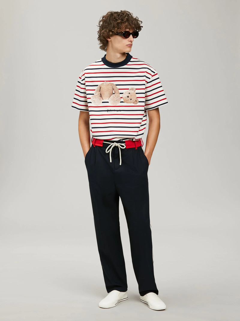 Palm Angels BEAR STRIPED T-SHIRT outlook