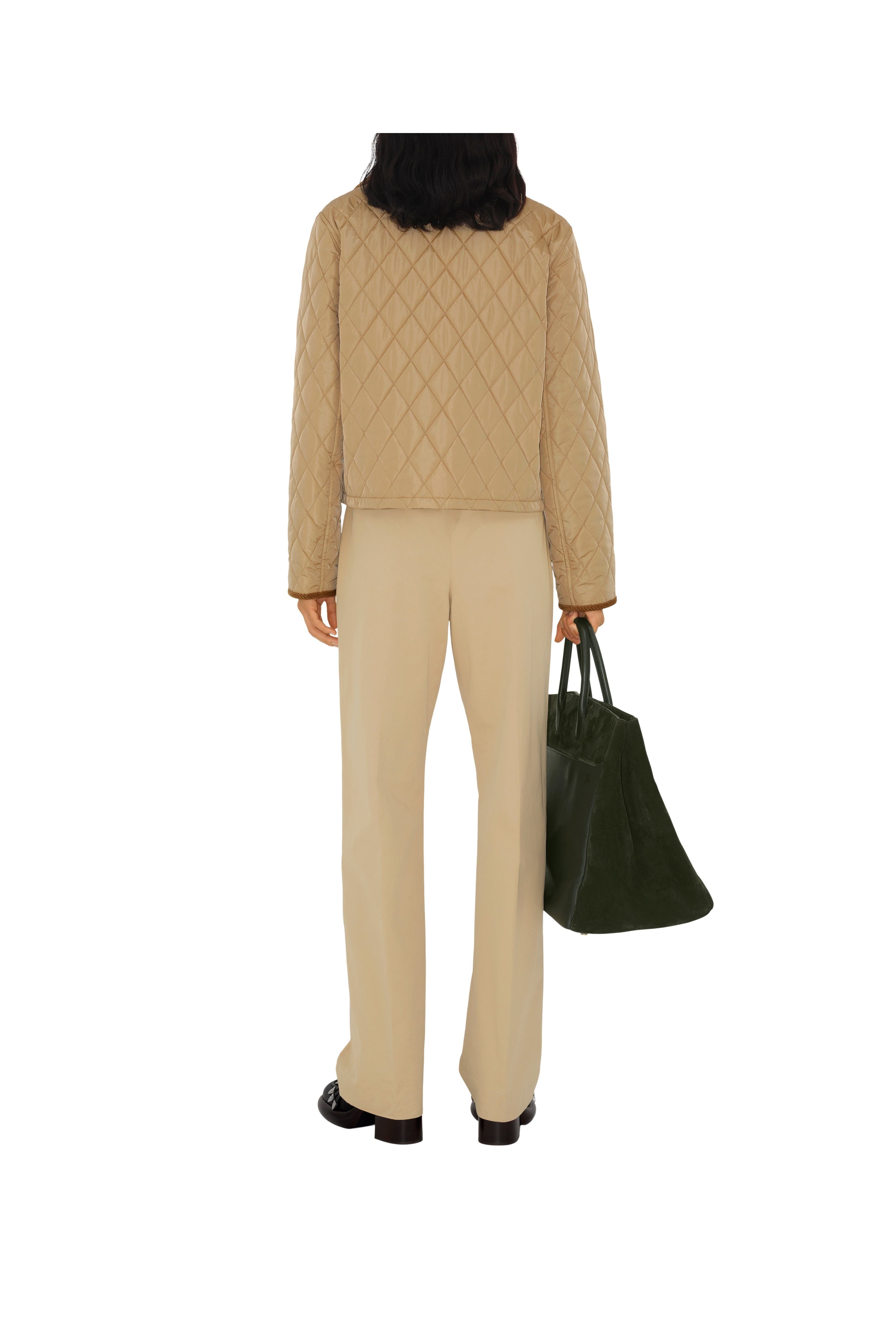 burberry Cotton Tailored Trousers in Cracker at Nordstrom - 4