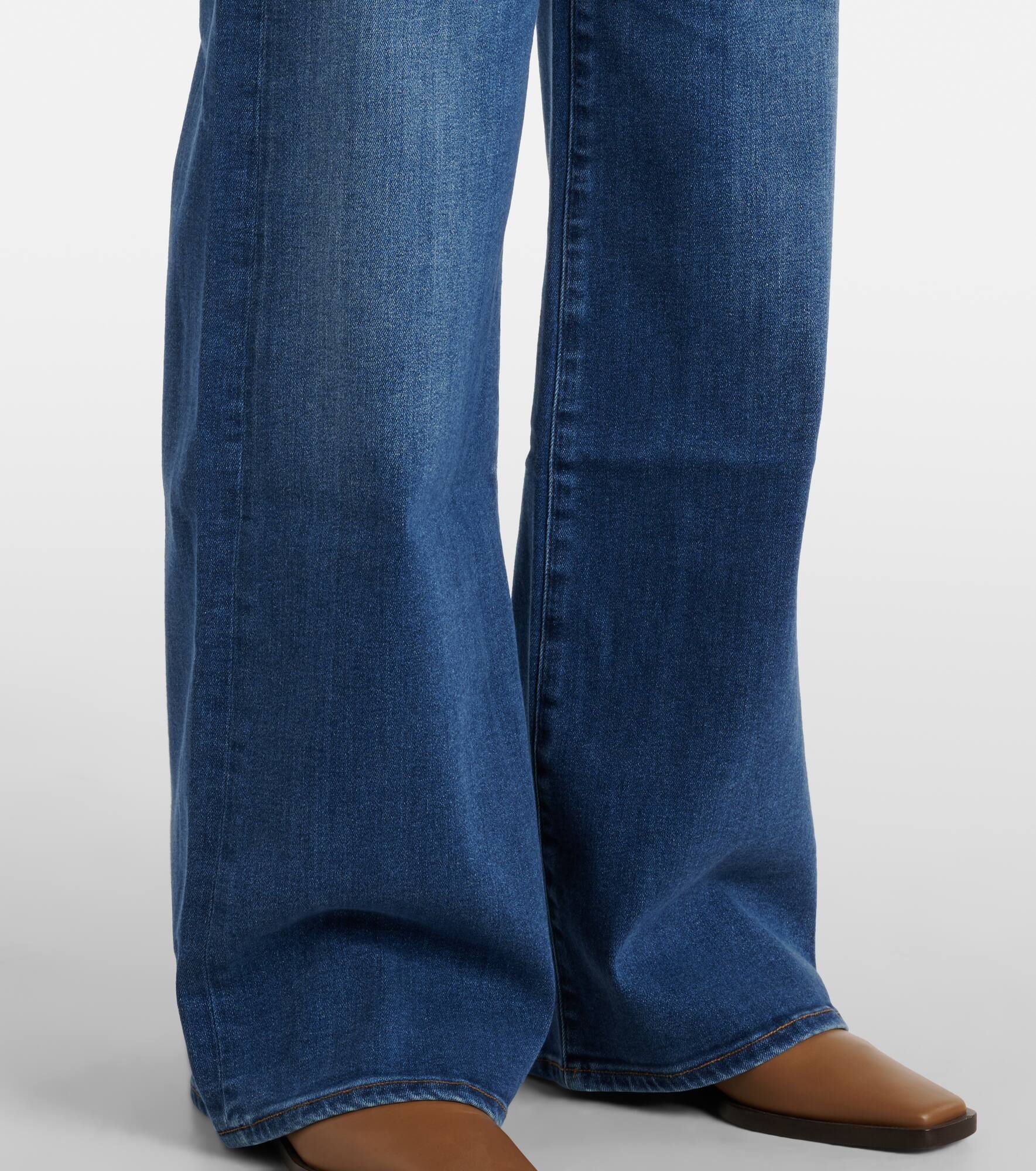 Loli mid-rise wide-leg jeans - 5