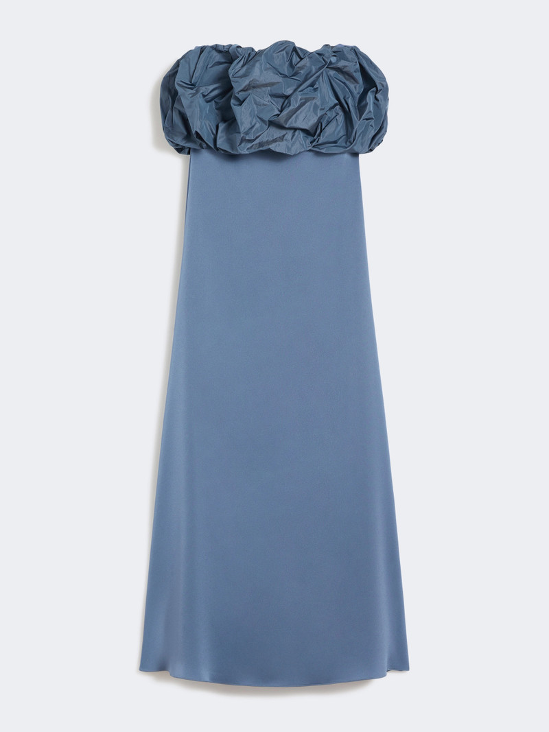 OPEROSO Satin and taffeta bustier dress - AVIO 1