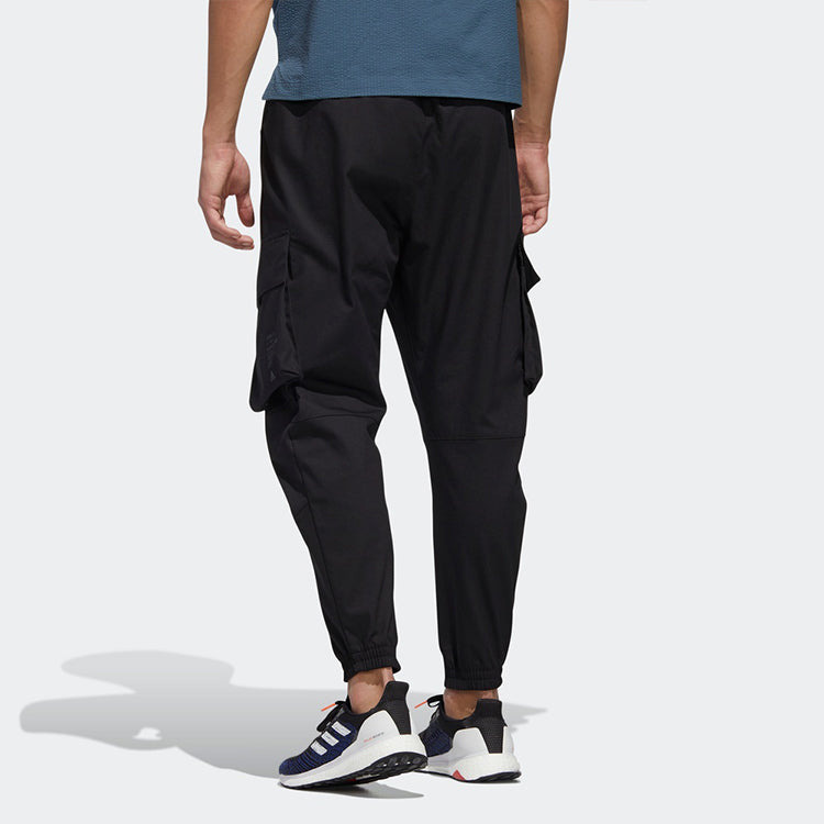 adidas Th Pnt Cargo Leisure Sports Big Pocket Suit Trousers Men's Black GM4418 - 4