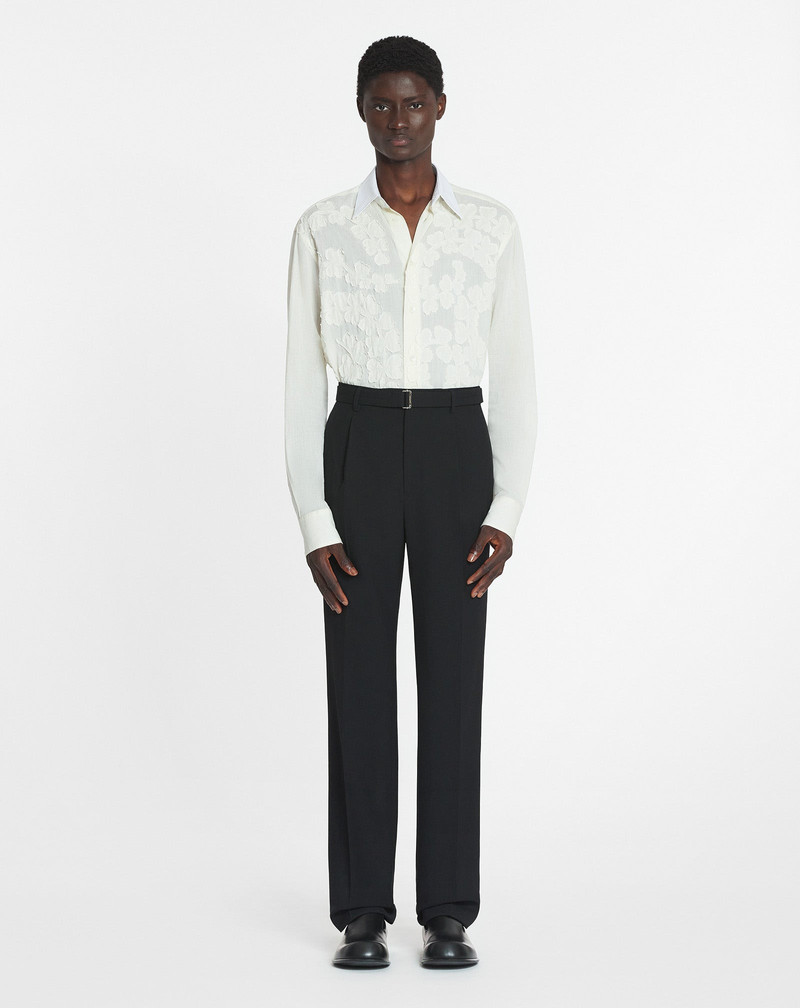 Lanvin COTTON VOILE SHIRT WITH CUT-OUTS outlook