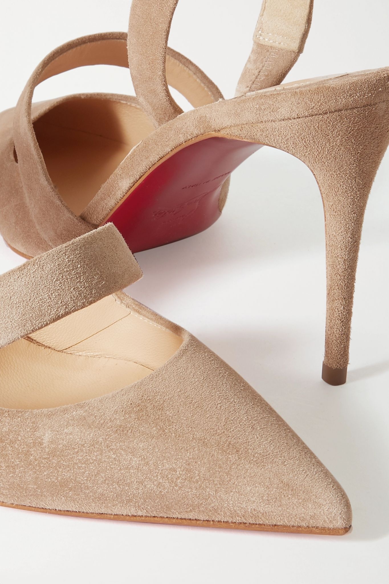 Actina 85 suede slingback pumps - 4