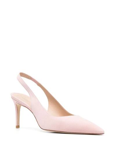 Stuart Weitzman 90mm suede sling-back pumps outlook