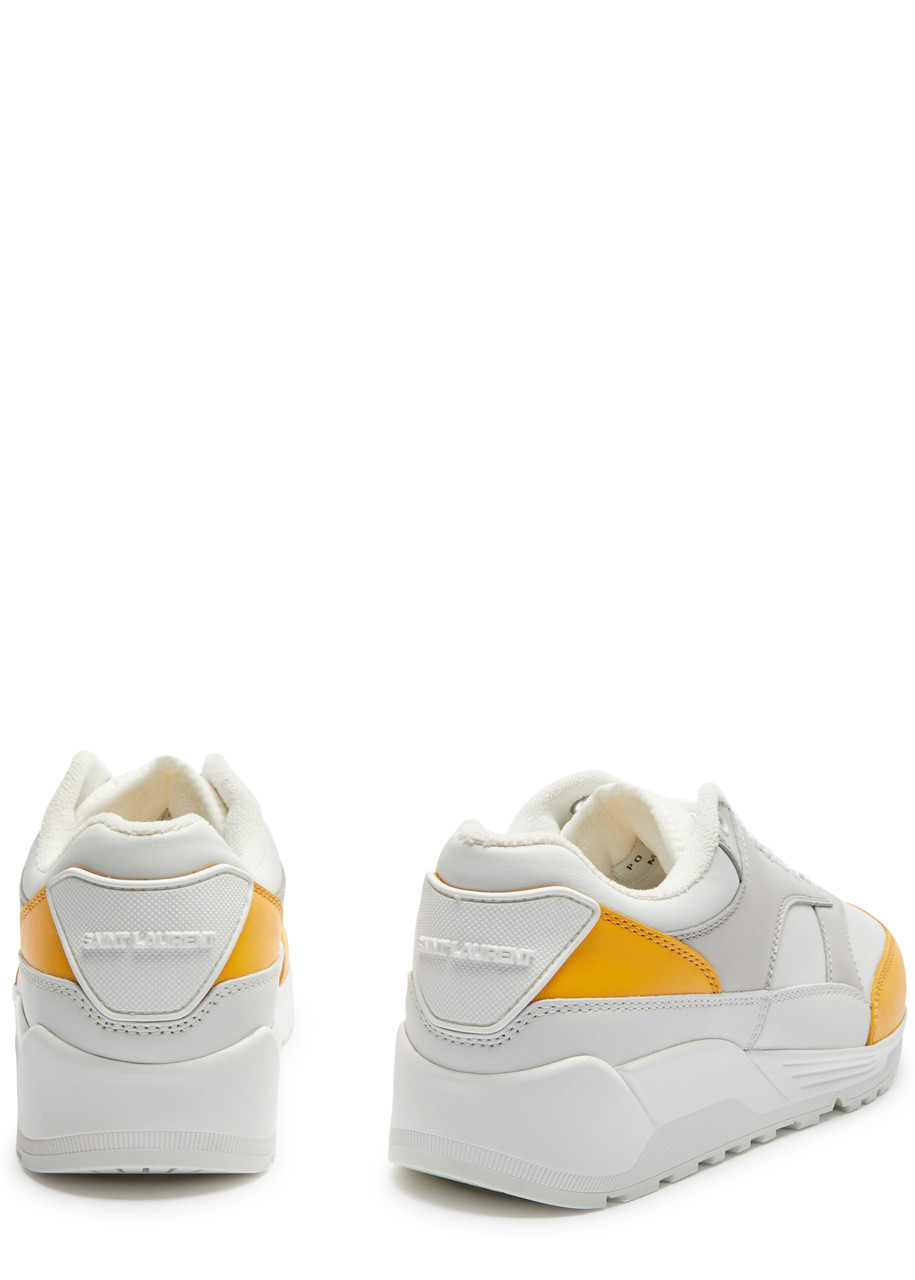 Cin 15 panelled leather sneakers - 3