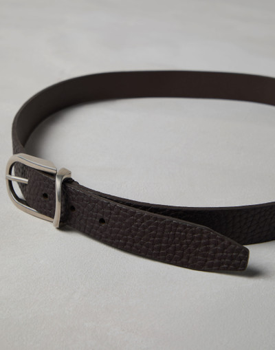 Brunello Cucinelli Grained leather belt outlook