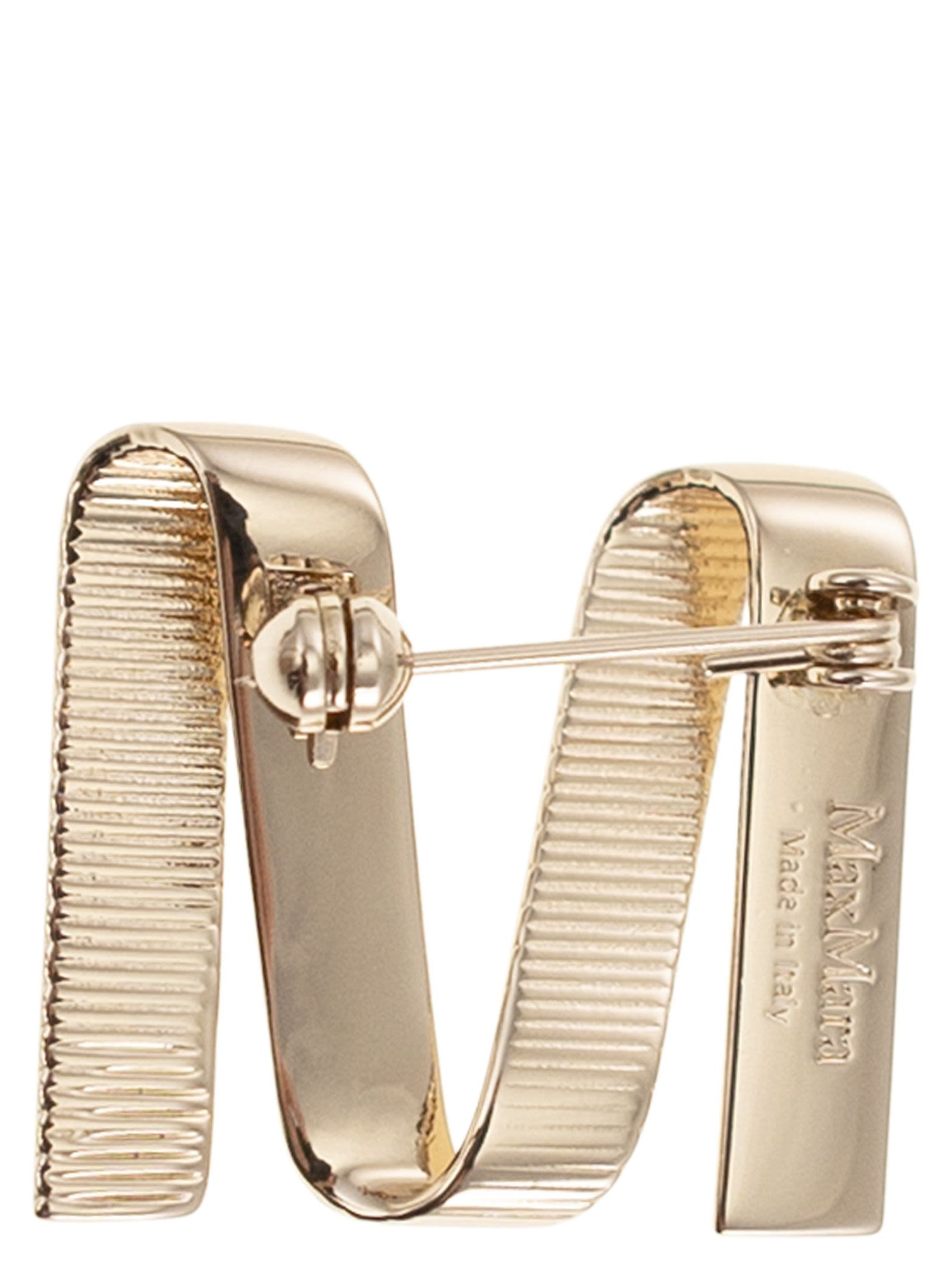 Maxmara Women Mgrosgrainpin - Metal M Pin - 2