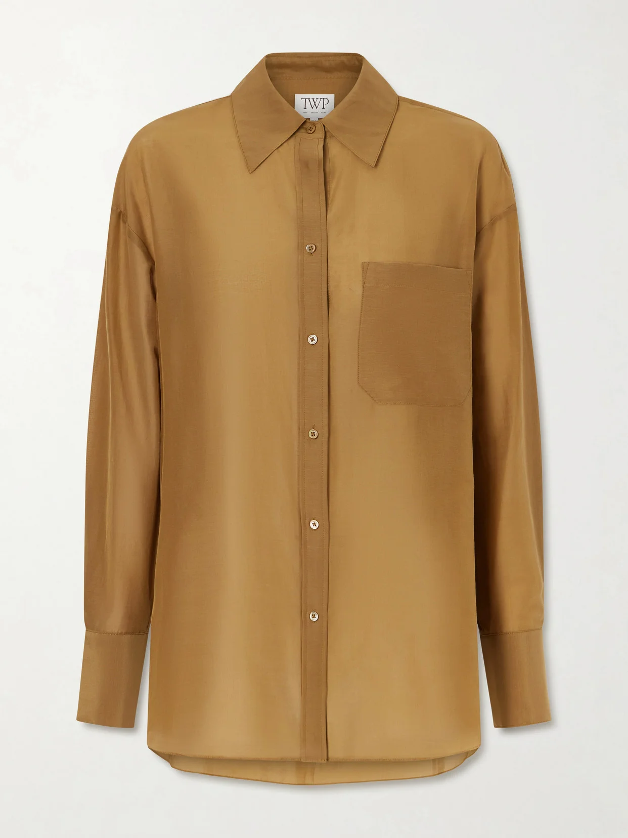 Big Joe Cotton And Silk-blend Shirt - 1