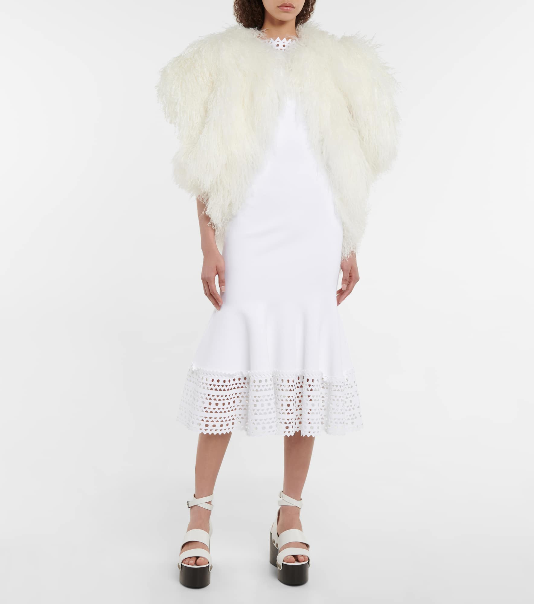 Shearling bolero jacket - 2