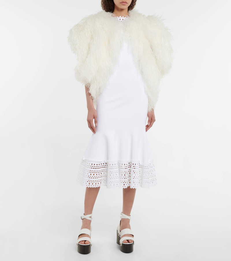 Alaïa Shearling bolero jacket outlook
