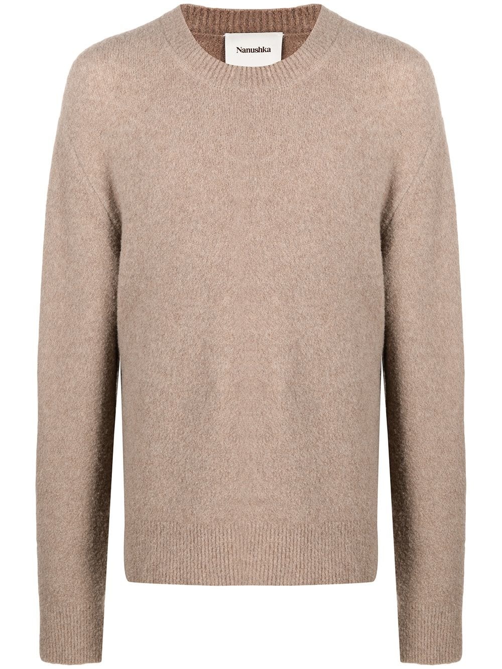 textured knit jumper - 1