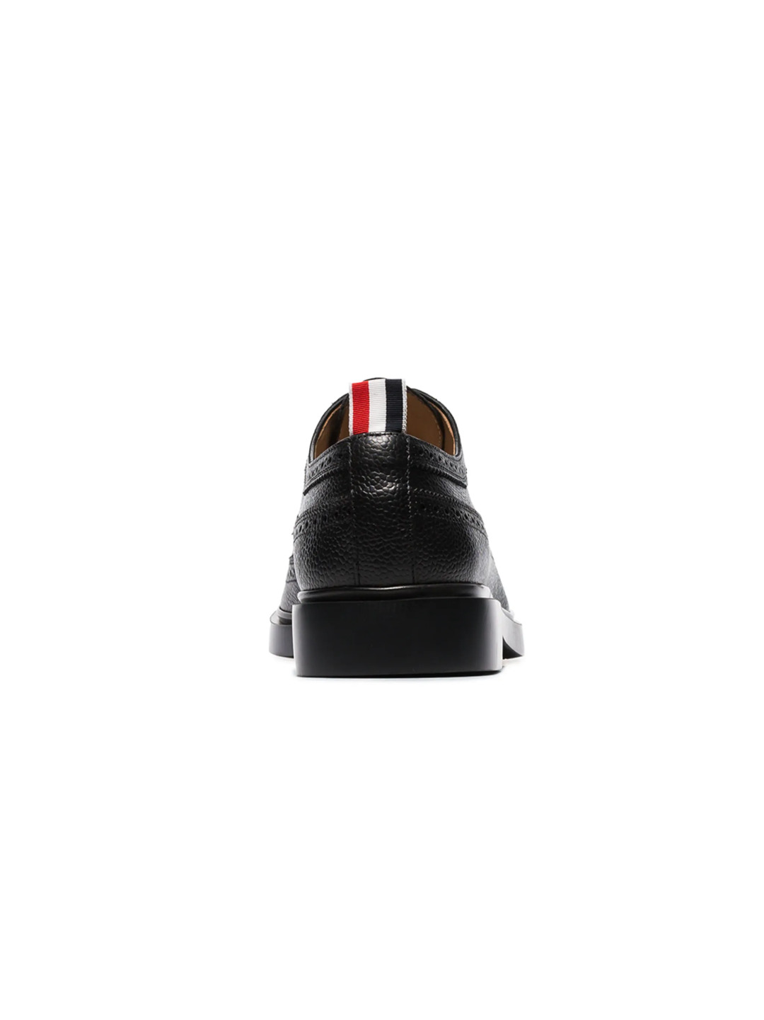 Pebble Grain Rubber Sole Longwing Brogue Men - 4