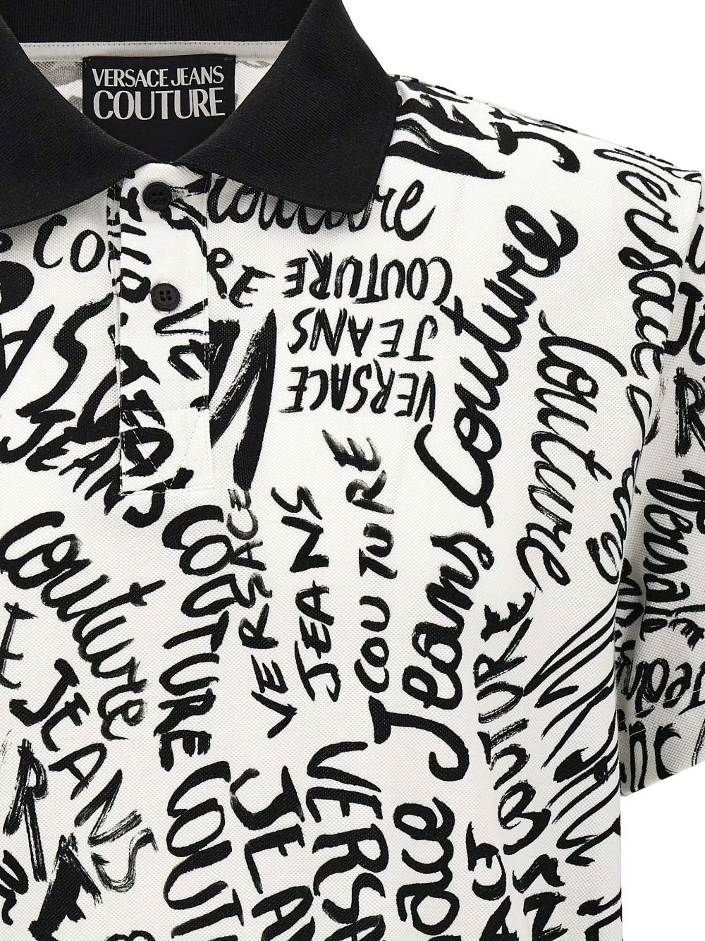 logo-print polo shirt - 4