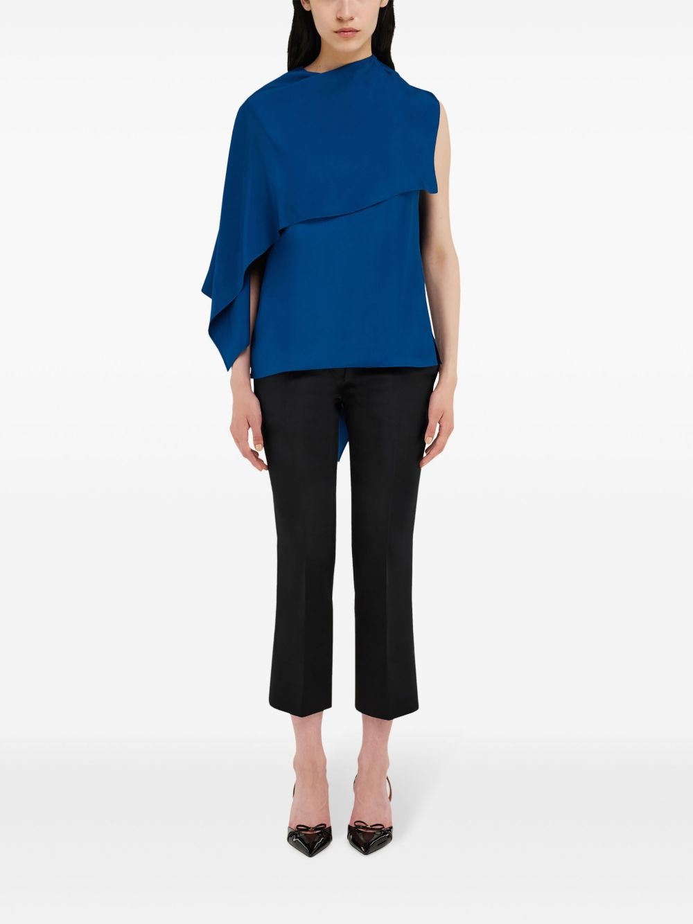 cape-design blouse - 2