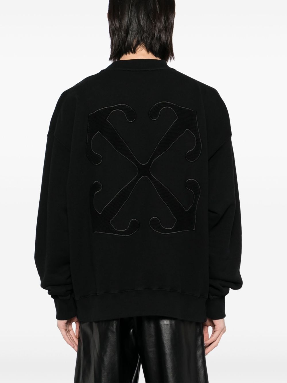 Arrow embroider skate sweatshirt - 4