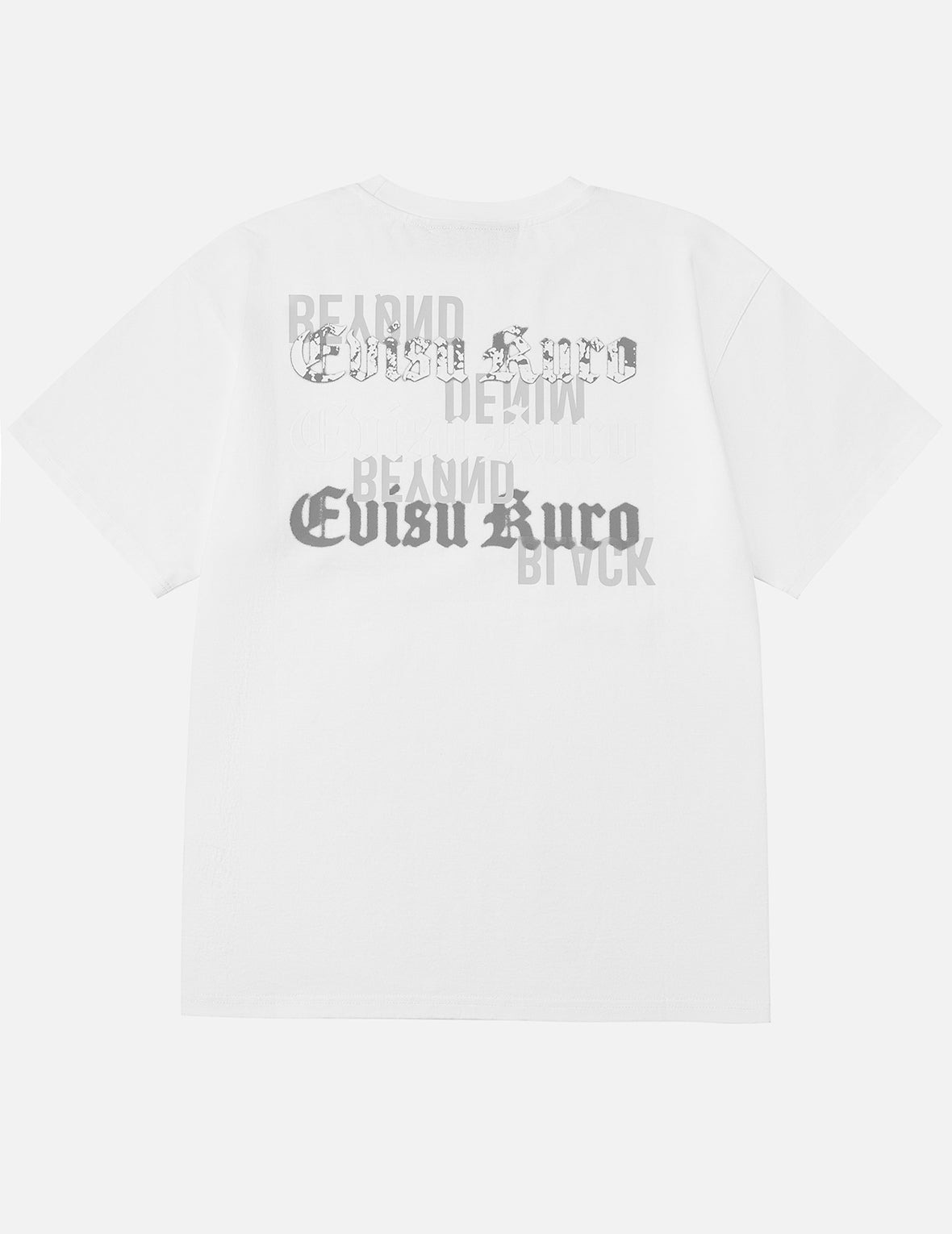 EVISUKURO Flocking and Plastisol Print Regular Fit T-shirt - 3