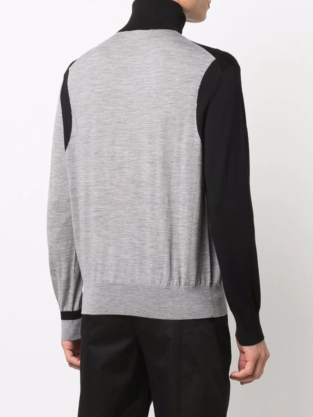 rollneck wool jumper - 4