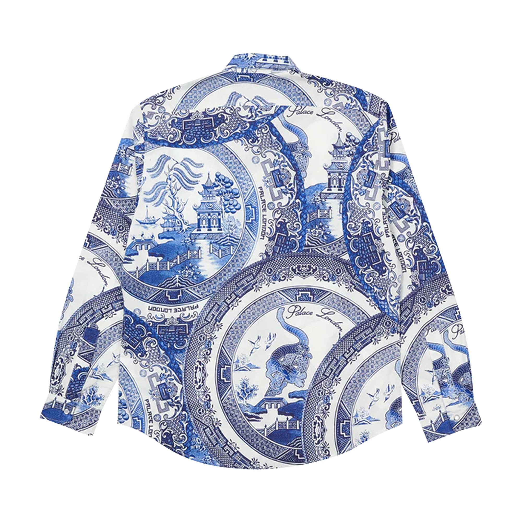 Palace China Plate Shirt 'Navy' - 2
