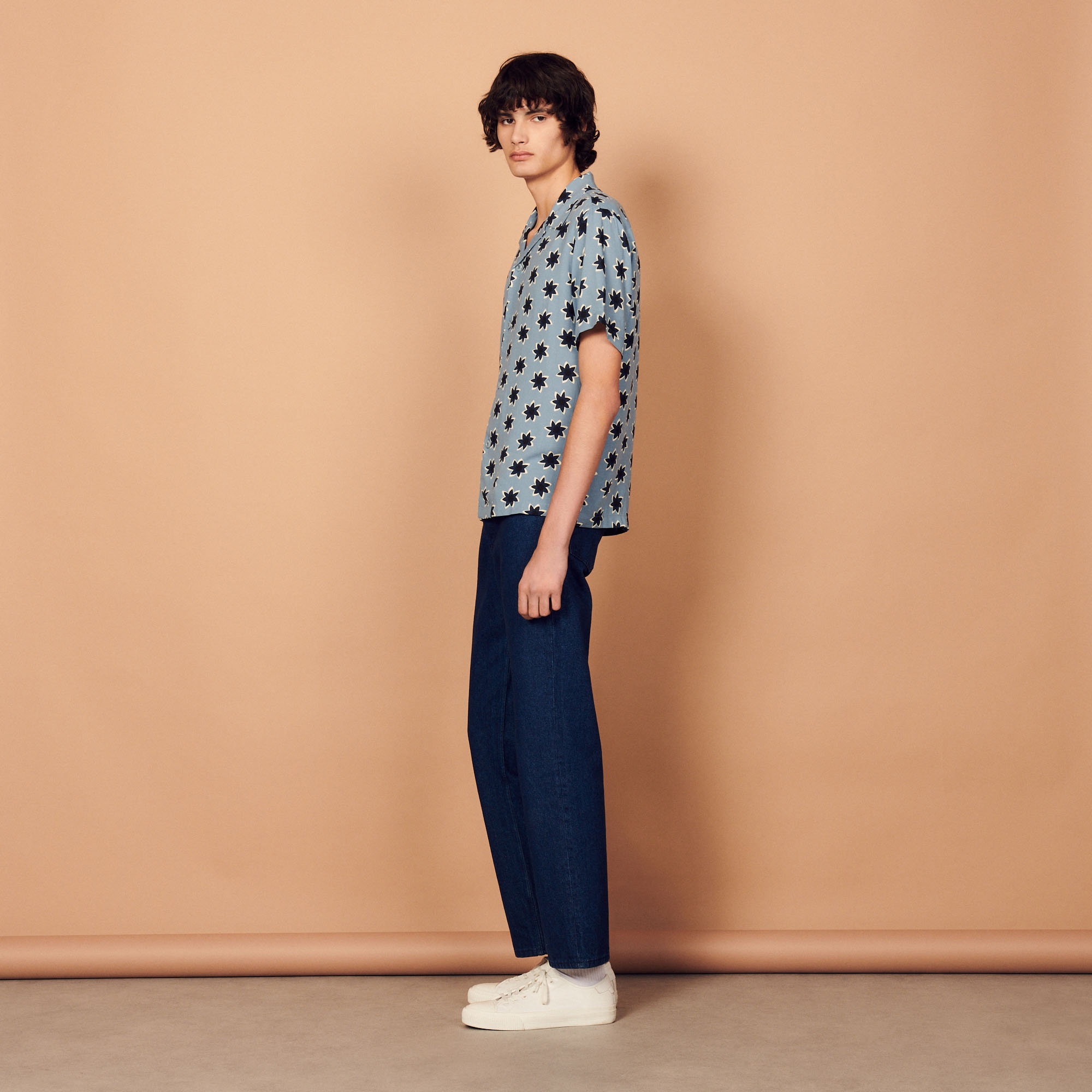 Printed flowing shirt - 4