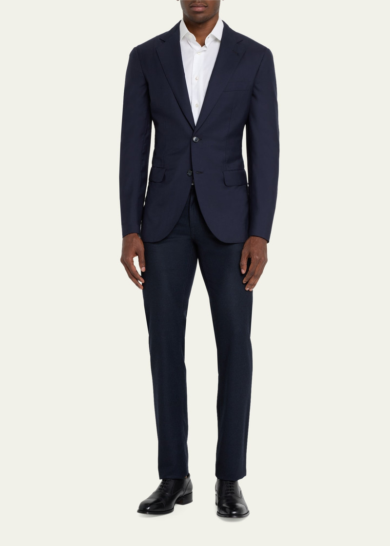 Brioni Men's Solid Wool-Silk Blazer outlook