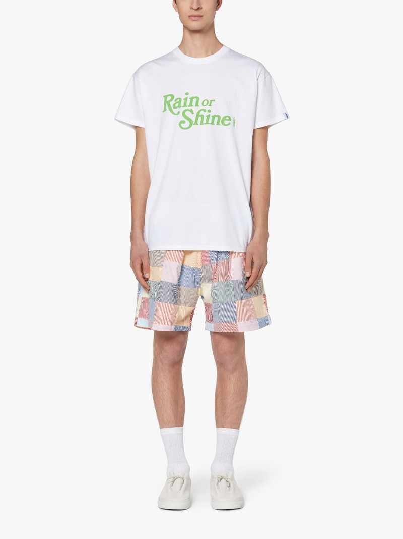 Mackintosh WHITE X GREEN COTTON RAIN OR SHINE T-SHIRT outlook