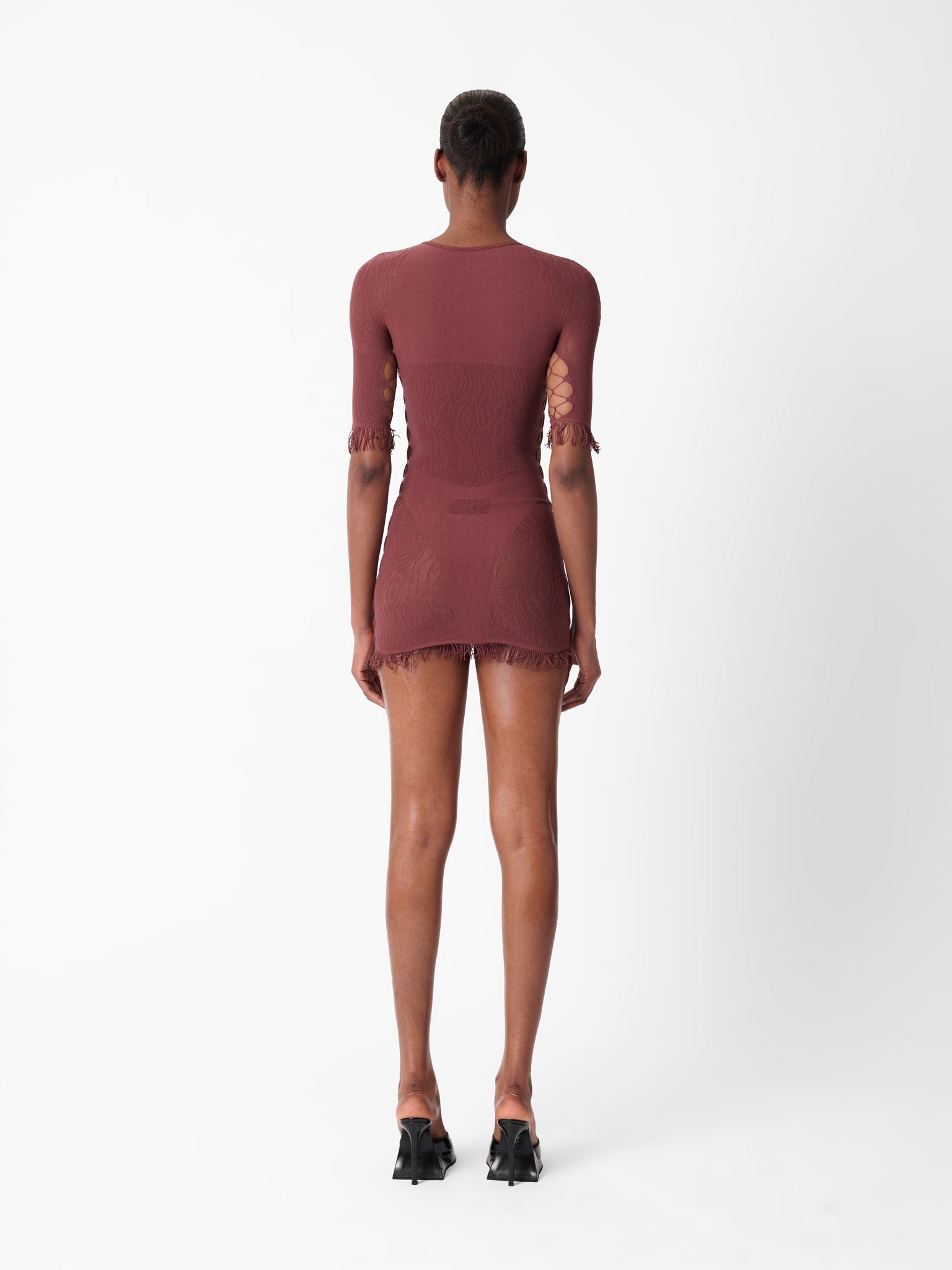 MIRANDA DRESS OLD MONEY BROWN - 4